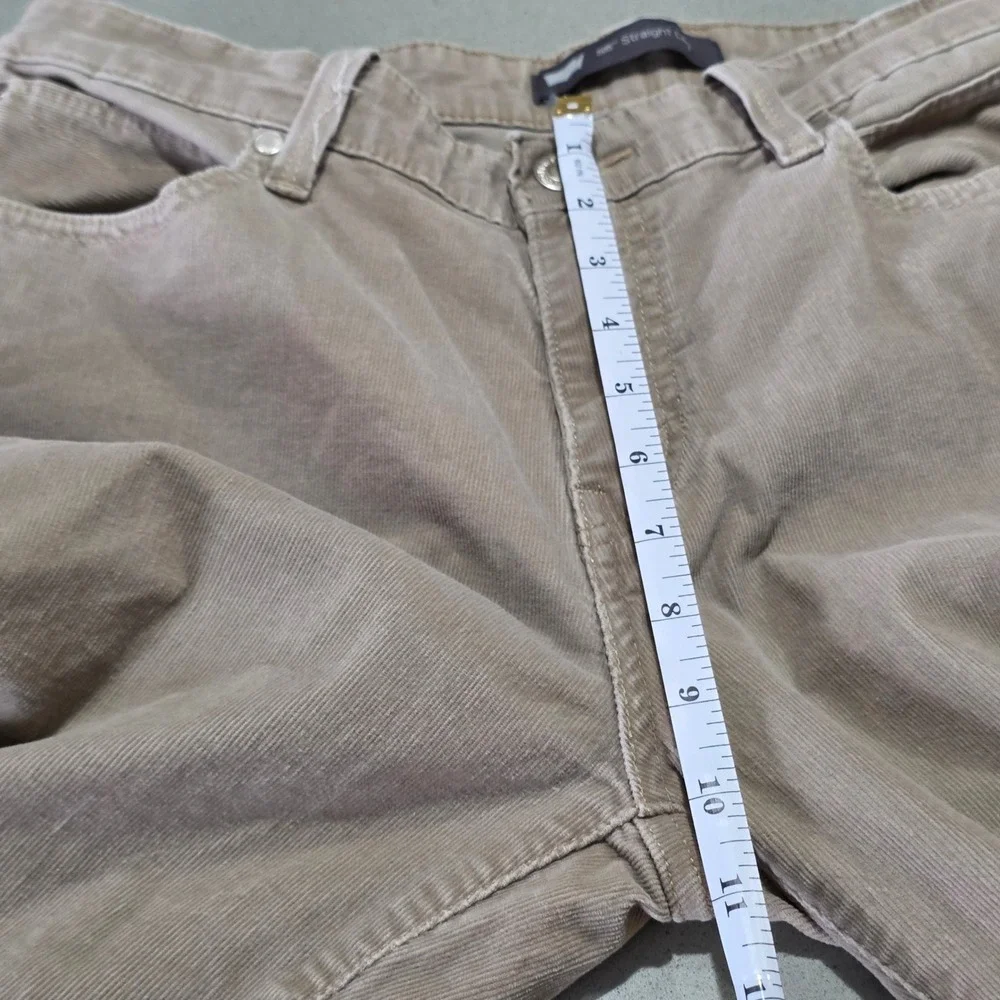 Levis 505 Straight Leg Corduroy Pants‎ Tan Khaki Mens 31x32 5-Pocket Trousers